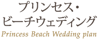 ץ󥻥ӡǥ Princess Beach Wedding plan